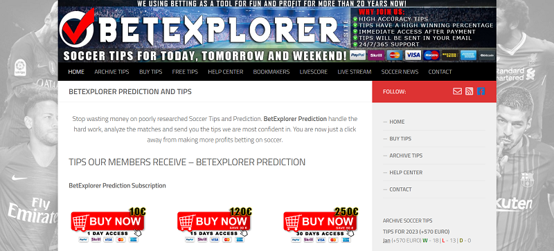 BETEXPLORER PREDICTION AND TIPS