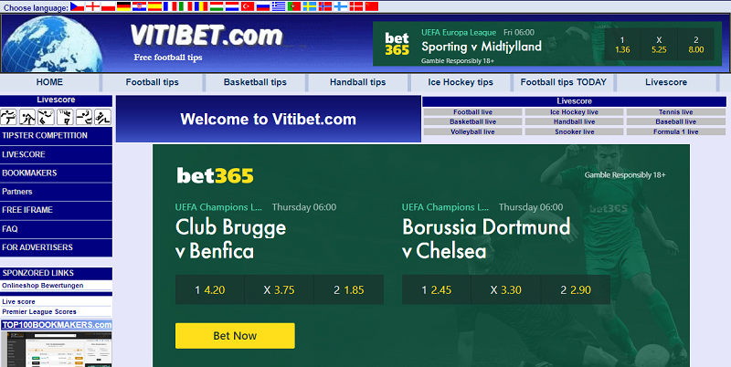 Free betting tips and predictions