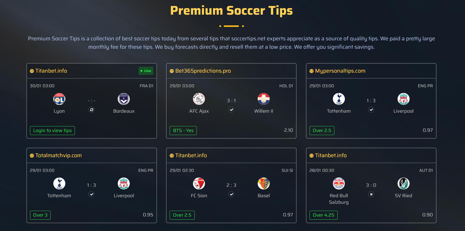 Premium Soccer Tips Best Soccer Tips Today Soccer Tips