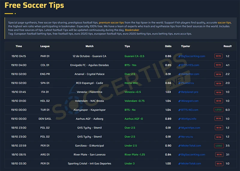 Daily football predictions updated in real time, helping bettors track matches, compare odds, and identify value without risk